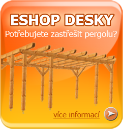 Desky na zastřešení pergol
